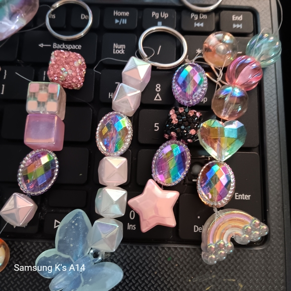 Colorful Beaded Keychains - Picture 2 of 5